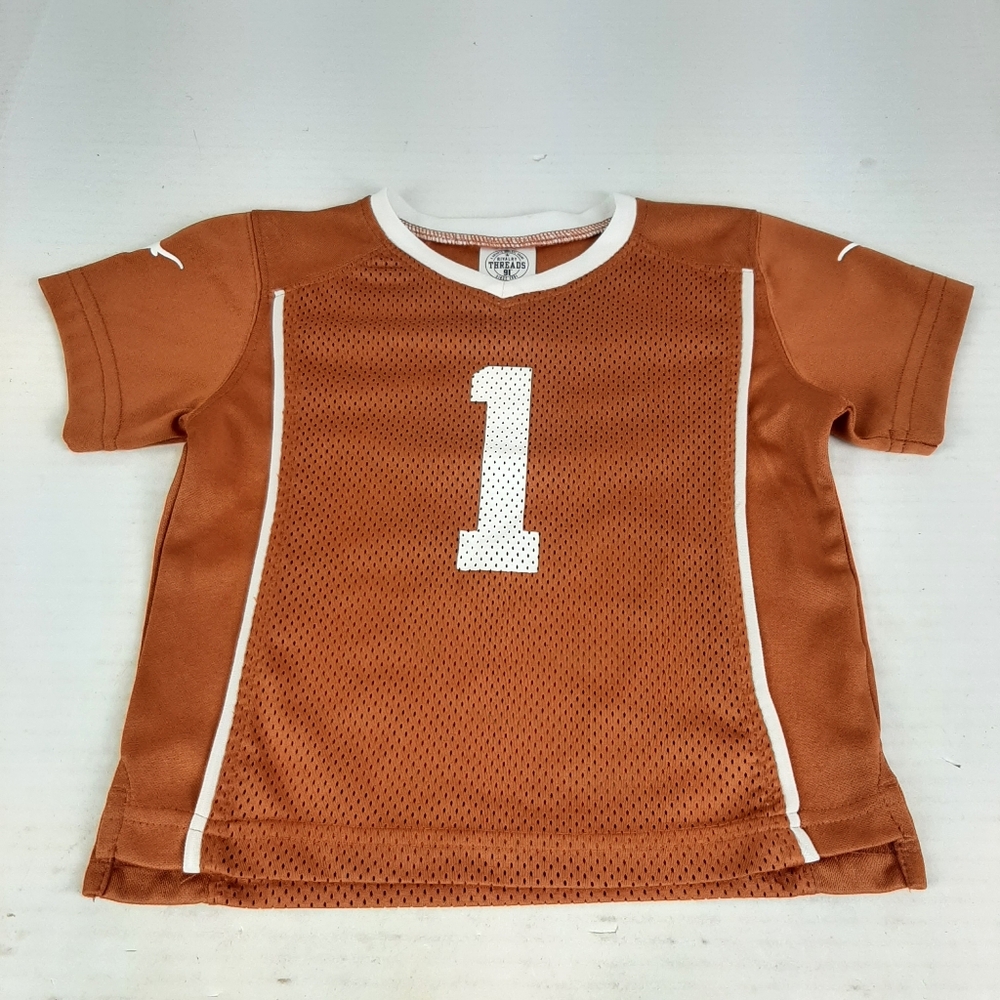 🍀🛍Knights Apparel Rivalry Threads UT No. 1 Football Jersey Size 2T Polyester - Picture 3 of 6
